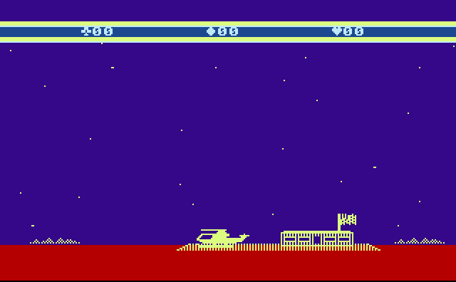 Choplifter (1984) (Atari) Screenshot 1
